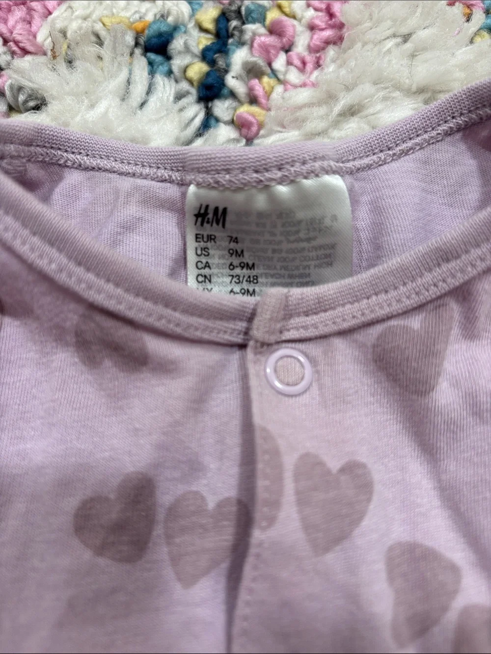H&M Heart Pajama Romper